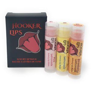 Hooker Lips Luxury Lip Balm Lemonade Variety 3 Pack